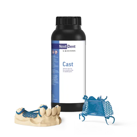 [NDCABL01000] Résine NextDent Cast/ Blue 1000gr