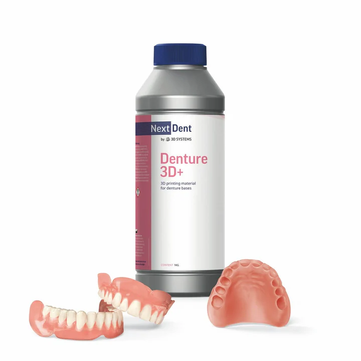 Résine NextDent Denture 3D+/ Translucent Pink Class 2A 1000 gr
