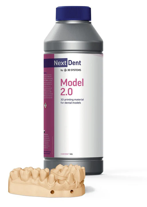 Résine NextDent Model 2.0 / Peach 1000 gr